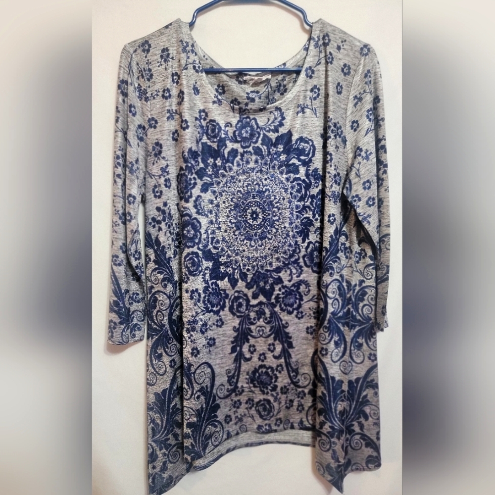 Rue Juju Y2K Embellished Blouse Size XL